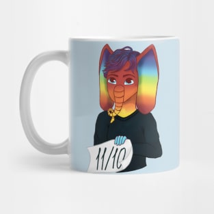 The rainbow elephant Mug